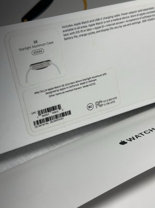 Apple Watch SE Beige/Plata