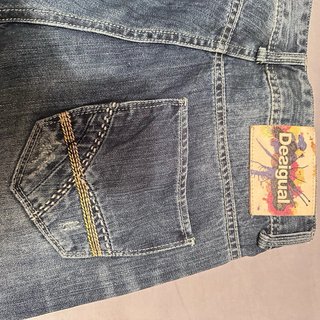 Pantalón Desigual Hombre Azul Roto talla 40