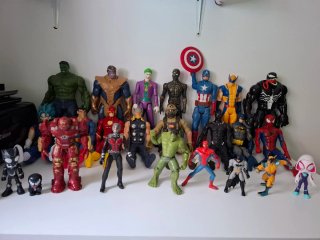 Colección Figuras Superhéroes Marvel DC