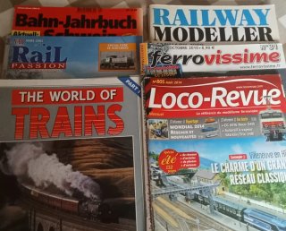 Lote Revistas Ferrocarril Europeas y Americanas