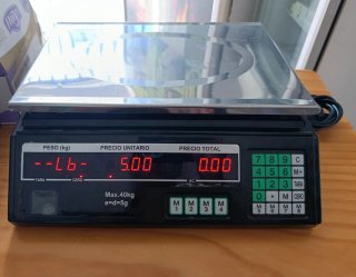 Balanza Digital Comercial Max 40kg