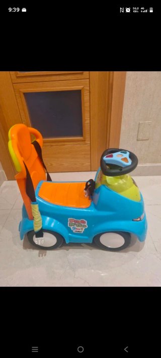 Correpasillos infantil azul y naranja