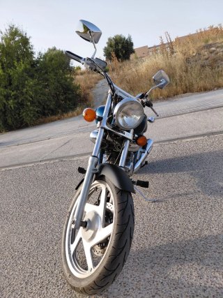 Daelim VT 125 F Custom Azul