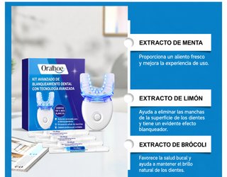 Kit Blanqueamiento Dental LED Oralhoe