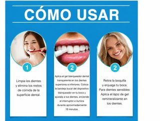Kit Blanqueamiento Dental LED Oralhoe