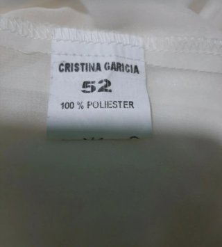Blusa Cristina Garcia elegante con pedrería