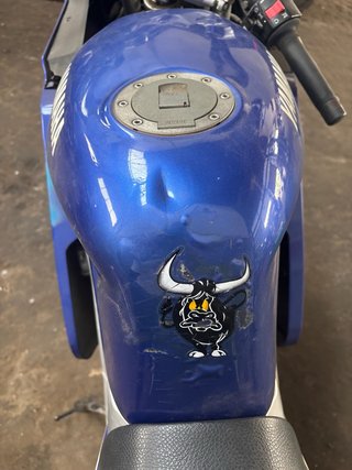 Yamaha TZR Azul y Blanca