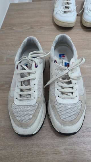Zapatillas Hugo Boss Beige y Blancas