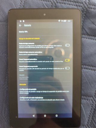 Tableta Amazon Fire 5ª Gen Negra