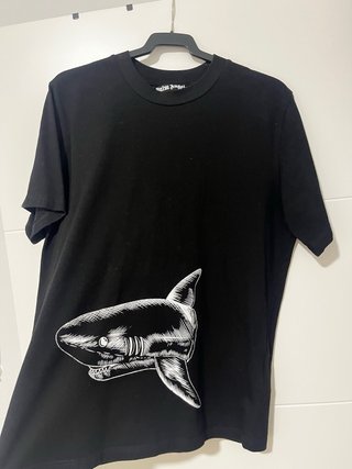 Camiseta Palm Angels Tiburón Negra