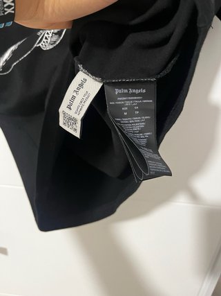 Camiseta Palm Angels Tiburón Negra