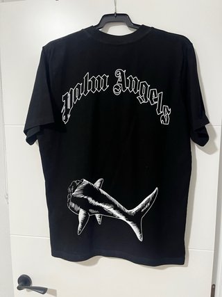 Camiseta Palm Angels Tiburón Negra