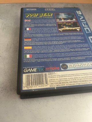 Yogi Bear Cartoon Capers Mega Drive
