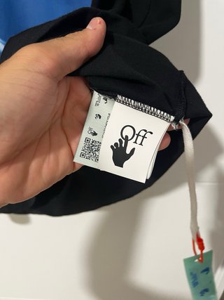 Camiseta Off-White Mona Lisa Azul Negra