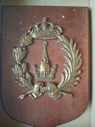 Metopa Ingenieros Navales Ejército Bronce