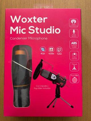 Micrófono Woxter Mic Studio Condenser
