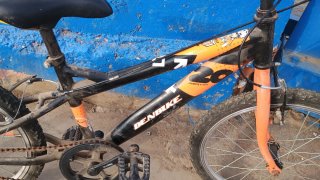 Bicicleta Infantil DENBIKE Naranja/Negra