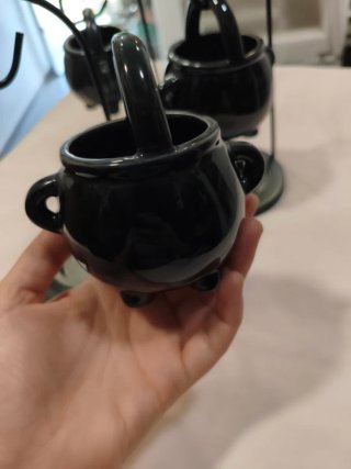 Un Quemador Esencias wax melts Caldero Negro