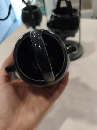 Un Quemador Esencias wax melts Caldero Negro