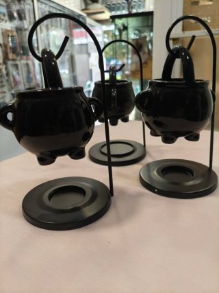 Un Quemador Esencias wax melts Caldero Negro
