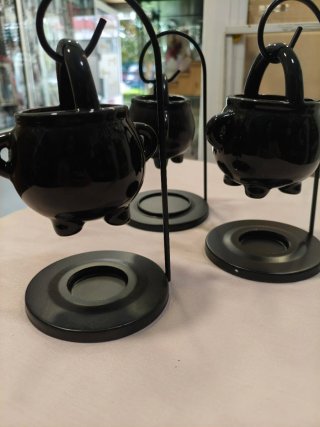 Un Quemador Esencias wax melts Caldero Negro