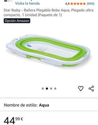 Bañera Plegable Star Ibaby para Bebé