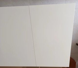 Mesa extensible blanca IKEA