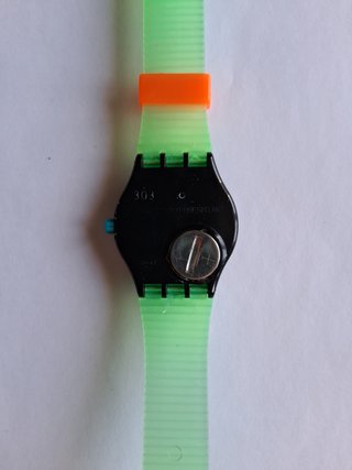 Reloj Swatch StopWatch Negro y Verde