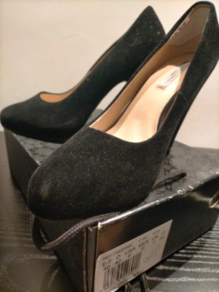 Zapatos de tacón negros talla 40