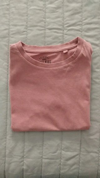 Camiseta rosa niño
