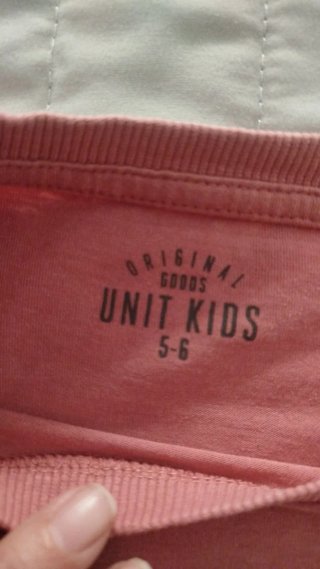 Camiseta rosa niño
