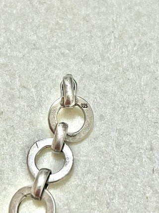 Pulsera Plata 925 Maciza Diseño Círculos