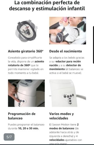 Balancín Eléctrico Babymoov Swoon Motion 360