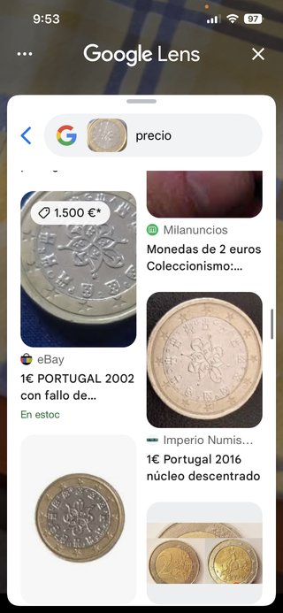 Moneda de colección Portugal 2002