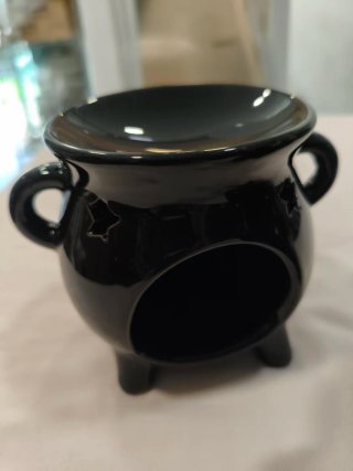 Set quemador esencias y taza caldero bruja