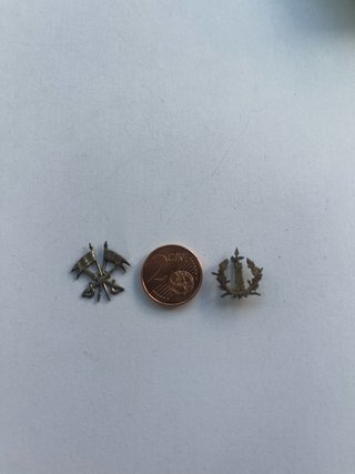 Lote de 2 insignias antiguas