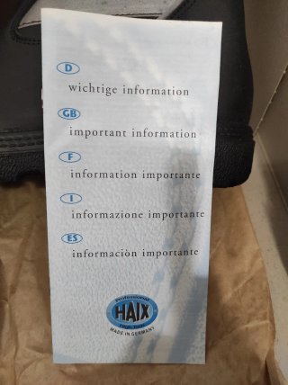 NUEVAS Botas Bombero HAIX Talla 41 , sin estrenar