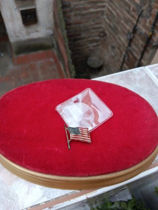 Broche Bandera USA WWII