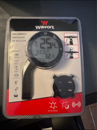 Ciclocomputadora Inalámbrica Walfort Negra