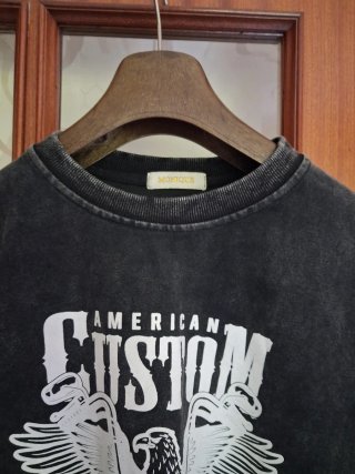 Felpa uomo American Custom nera