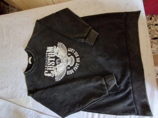 Felpa uomo American Custom nera