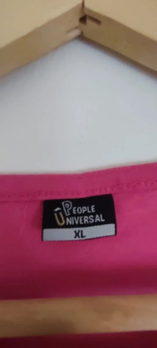 Camiseta sin mangas rosa mujer XL