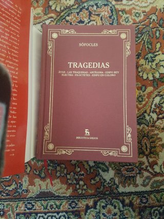 Lote 2 libros Sofocles Tragedias