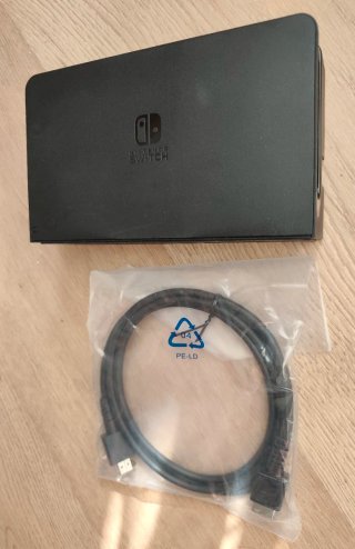 Base Dock Nintendo Switch OLED, Nero