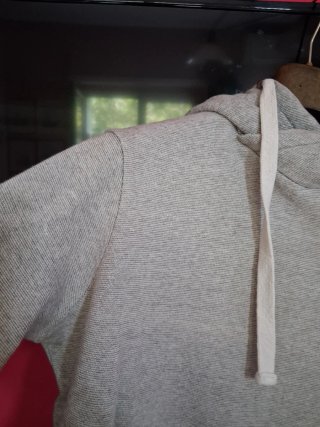 Felpa uomo grigia con cappuccio