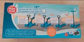 Monopattino Evolutivo a 3 Ruote Blu