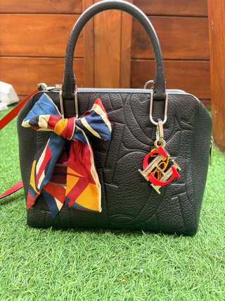Bolso Carolina Herrera Negro Multicolor