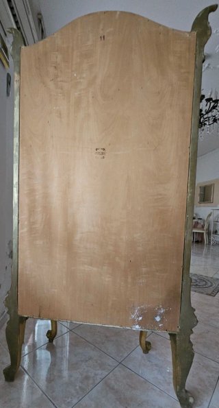 Vetrina Barocco Veneziano Foglia Oro