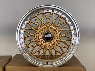 en stock! GODO rs6.5X14 4x100 ET35 oro lip polised