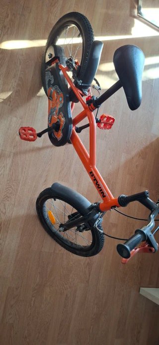 Bicicleta infantil B'TWIN 16 naranja